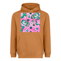 Meerkat Western Medicine Seamless Pattern Heavyweight Hoodie - BundleAndBundleShop