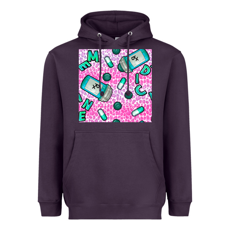Western Medicine Seamless Pattern Heavyweight Hoodie by BundleAndBundleShop | Teevron