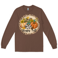 Chestnut Happy Fall Long Sleeve Tee - texasbilliewilder