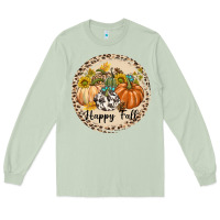 Matcha Happy Fall Long Sleeve Tee - texasbilliewilder