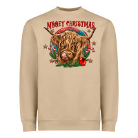 Mushroom mooey christmas Heavyweight Sweatshirt - CowGirlArtShop