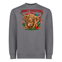 Storm mooey christmas Heavyweight Sweatshirt - CowGirlArtShop