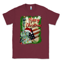 Burgundy merry christmas  statue of liberty Classic Tee - BarkalooDesign