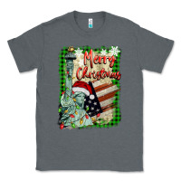 Charcoal Heather merry christmas  statue of liberty Classic Tee - BarkalooDesign