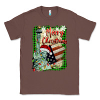 Chestnut merry christmas  statue of liberty Classic Tee - BarkalooDesign