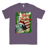 Lavender merry christmas  statue of liberty Classic Tee - BarkalooDesign