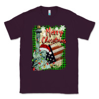 Plum merry christmas  statue of liberty Classic Tee - BarkalooDesign