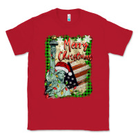 Red merry christmas  statue of liberty Classic Tee - BarkalooDesign