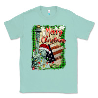 Seafoam merry christmas  statue of liberty Classic Tee - BarkalooDesign