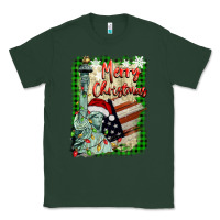 Sports Green merry christmas  statue of liberty Classic Tee - BarkalooDesign