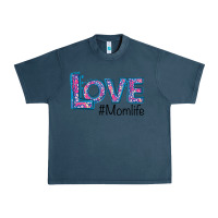 Midnight Navy Love Mom Life Urban Heavy Tee - Bettercallsaul