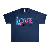 Navy Love Mom Life Urban Heavy Tee - Bettercallsaul