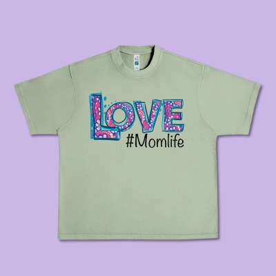 Love Mom Life Urban Heavy Tee Designed By Bettercallsaul
