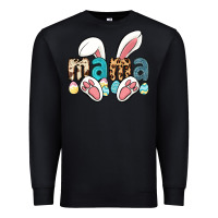 Black mama easter Premium Sweatshirt - LillyAllenDesigns