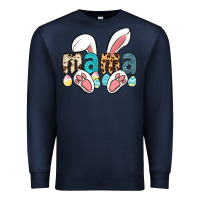 Navy mama easter Premium Sweatshirt - LillyAllenDesigns