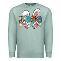 Seafoam mama easter Premium Sweatshirt - LillyAllenDesigns