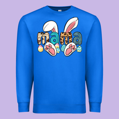 Mama Easter Premium Sweatshirt Designed By Lillyallendesigns