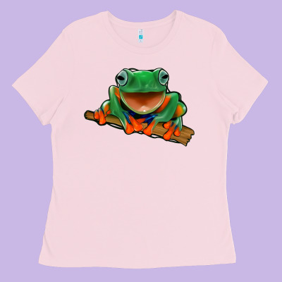 Frog Ladies Tee Designed By Jasminsmagicworld