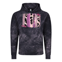 Cloud Black Purple Glitter Cowhide Pattern Brushstrokes Vintage Hoodie - Bettercallsaul