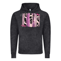 Vintage Black Purple Glitter Cowhide Pattern Brushstrokes Vintage Hoodie - Bettercallsaul