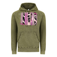 Vintage Olive Purple Glitter Cowhide Pattern Brushstrokes Vintage Hoodie - Bettercallsaul