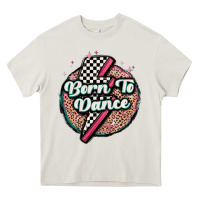 Cream born to dance Heavy Core Tee - MaliasSmallBusiness