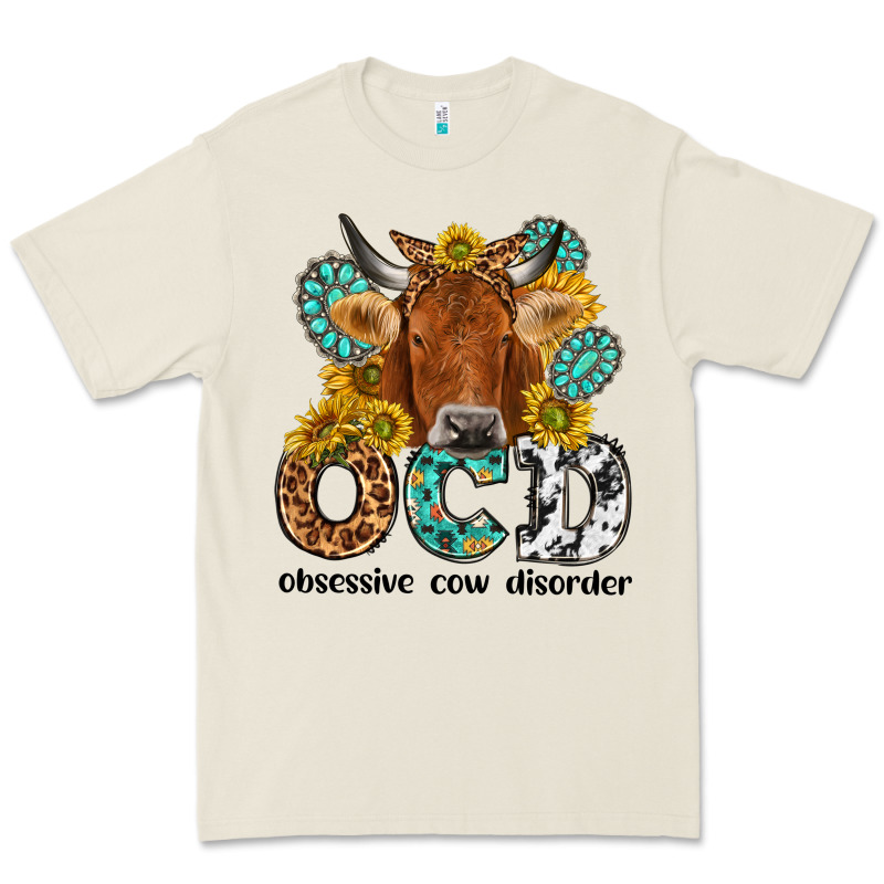 Obsessive Cow Disorder Premium Tee by NancyCooperArtShop | Teevron