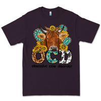 Plum obsessive cow disorder Premium Tee - NancyCooperArtShop