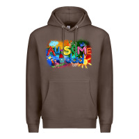 Coffee Au-some dad Autism Premium Hoodie - FaDigitalArtStudio
