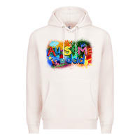 Pale Pink Au-some dad Autism Premium Hoodie - FaDigitalArtStudio
