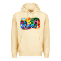 Pina Colada Au-some dad Autism Premium Hoodie - FaDigitalArtStudio