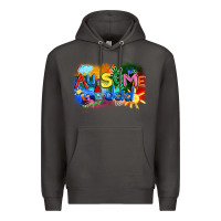 Smoke Au-some dad Autism Premium Hoodie - FaDigitalArtStudio