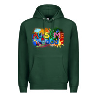 Sports Green Au-some dad Autism Premium Hoodie - FaDigitalArtStudio