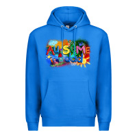 True Royal Au-some dad Autism Premium Hoodie - FaDigitalArtStudio