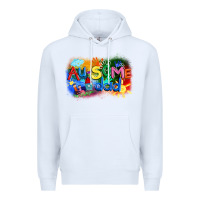 White Au-some dad Autism Premium Hoodie - FaDigitalArtStudio