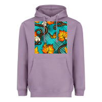 Lavender autumn leaves seamless pattern Heavyweight Hoodie - BundleAndBundleShop