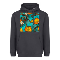 Smoke autumn leaves seamless pattern Heavyweight Hoodie - BundleAndBundleShop