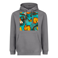 Storm autumn leaves seamless pattern Heavyweight Hoodie - BundleAndBundleShop