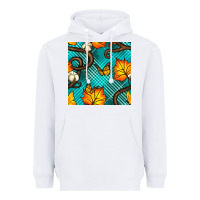 White autumn leaves seamless pattern Heavyweight Hoodie - BundleAndBundleShop