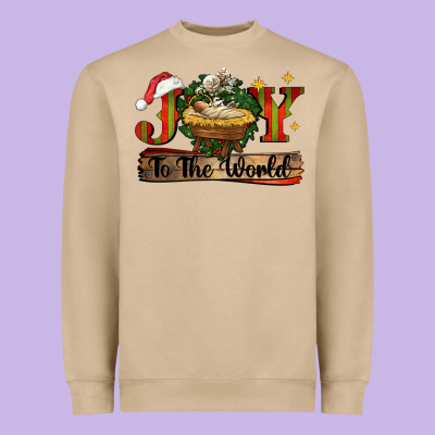 Joy To The World Heavyweight Sweatshirt Designed By Cowgirlartshop