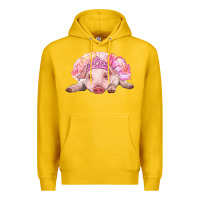 Lemon balerina baby pig with tutu Premium Hoodie - RanaPortraitStore