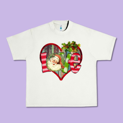 Love Christmas Santa Urban Heavy Tee Designed By Bettercallsaul