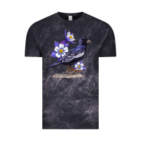 Cloud Black Colorado Lark Mountain Bunting Bird Vintage Tee - Bettercallsaul