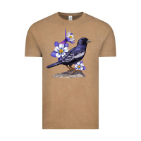 Vintage Coffee Colorado Lark Mountain Bunting Bird Vintage Tee - Bettercallsaul