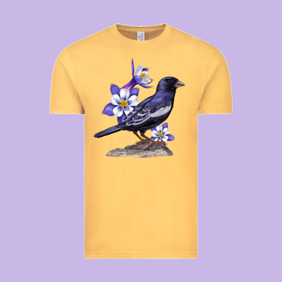 Colorado Lark Mountain Bunting Bird Vintage Tee Designed By Bettercallsaul