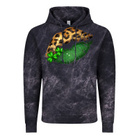 Cloud Black St. Patricks Day Leopard Lips Vintage Hoodie - Bettercallsaul