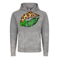 Cloud Rock St. Patricks Day Leopard Lips Vintage Hoodie - Bettercallsaul