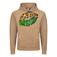Vintage Coffee St. Patricks Day Leopard Lips Vintage Hoodie - Bettercallsaul