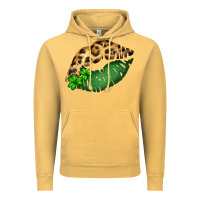 Vintage Mustard St. Patricks Day Leopard Lips Vintage Hoodie - Bettercallsaul
