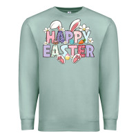 Seafoam happy easter Premium Sweatshirt - LillyAllenDesigns